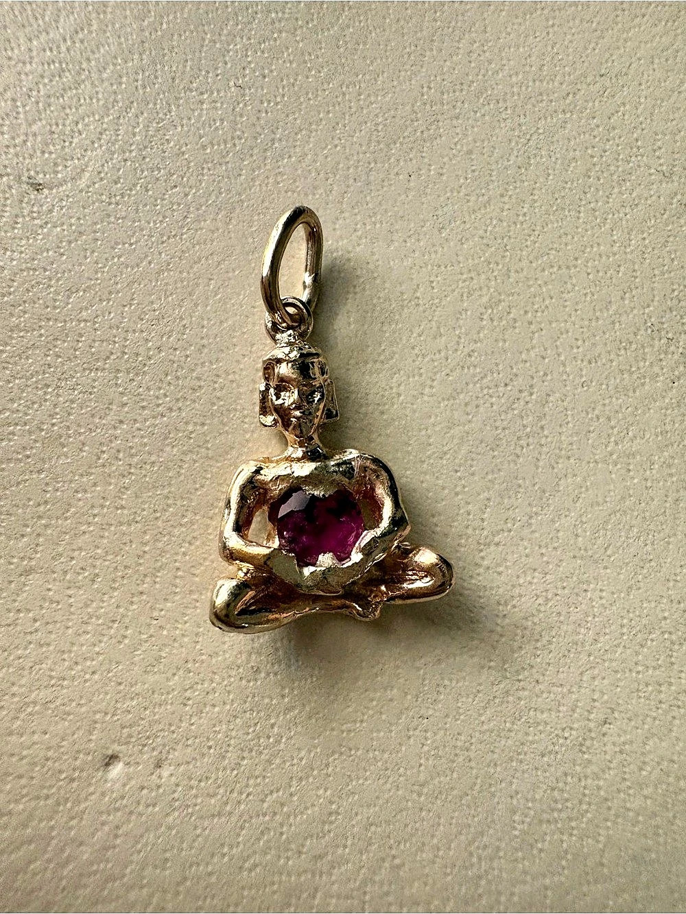 14k Gold Pendant with Ruby